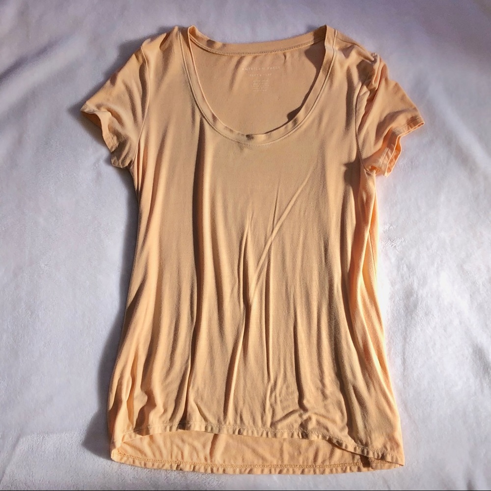 American Eagle yellow top XS